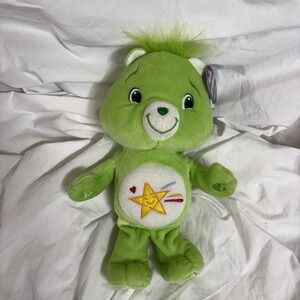 Care Bears Oopsy Lil Glow Bear 10" Plush NWT Glow Belly 2000s Play Along